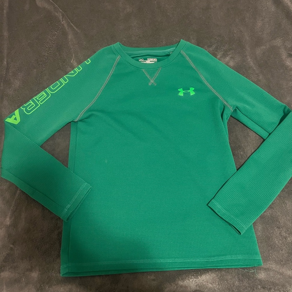 Under Armour Green Boys Long sleeve